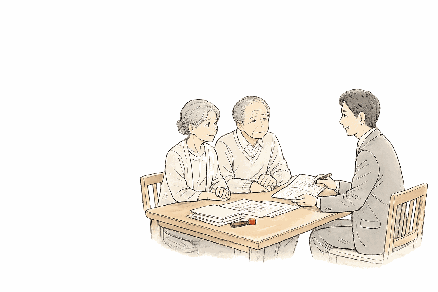 相続・遺言の相談風景
